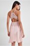 Chiffon Lace Women's Nightgown - 880 Powder - 5