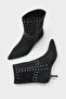 Juliana Pinched Pointed Toe Heeled Casual Women's Boots - 4