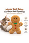 2 Pieces Cat Toy Plush Cookie Man - Gingerbread Plush Cat Toy Christmas Gift - 5