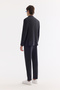 Men's Navy Blue Mono Collar Double Slit Unlined Comfort Fit Jacket A61Y4009 - 6