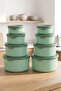 Set of 8 Round Storage Containers (0.45ml -0.8Ml-1.5L-2.5L) Microwave and Freezer Compatible