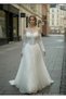 Long Sleeve Lez Lace Wedding Dress