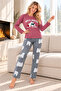 Winter Rose Damen-Pyjama-Set - 2