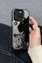 iPhone 14 Pro Max Compatible Zebra Pattern Dirt-Repellent Phone Case Mk01A