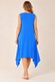 Front Asymmetric Dress (B24-460 00) - 3