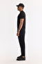 Men's Black Crew Neck High Filexi Printed Interlock T-Shirt A61Y1147 - 3