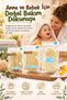 Natural Pumpkin Fiber Set and Baby Bath Glove Mother and Baby Set - 2