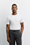 Men's Anthracite Elastic Waist Lace-Up Ribbed Side Zipper Pocket Interlock Jogger A62Y3419 - 6