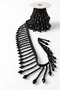 Crystal Ribbon Beads 1cm on Satin Ribbon (5.5cm) [1Mt]