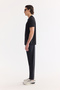 Men's Black Crew Neck Breathable Soft Touch Printed Regular Fit T-Shirt A61Y1021 - 4
