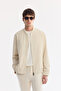 Men's Ecru Bomber Collar Water-Repellent R Windproof H Lightweight m Transitional Comfort Fit Coat A61Y6059 - 2