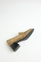 Heeled Shoes 2642 - Genuine Leather Drawstring Detailed Heeled Mink Suede Women's Heeled Shoes - 3