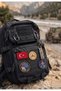 Black 45 Liter Tactical Camping Multi-Compartment Waterproof Ergonomic Backpack - 3