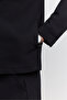 Men's Black Classic Collar Wrinkle-Resistant Quick-Dry Technical Fabric Comfort Fit Shirt Jacket A62Y2518 - 3