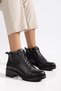 Genuine Leather Daily Use Zippered Half Boots Women's Boots / Bootie Dc2014 - 4