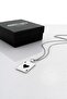 316L Steel Silver Poker Necklace - 4