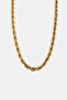 6mm X 55cm 316L Steel Rope Chain Gold Tone Men's Necklace - 2