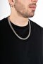 10mm Thick Steel Chain Necklace Ka1010Gm - 3