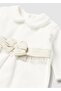 Baby Girl Velvet Jumpsuit with Hat - 3