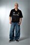 Capture Truth Polo Collar Black Men's Football Jersey - 2
