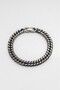 Steel Oxide Chain Men's Bracelet Ka1208Gm - 8