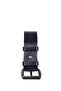 Men's Navy Blue Antique Genuine Leather 4.5 cm Jeans Belt - 2