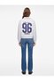 Three-Thread Ribbed Comfortable Fit Half-Zip Long Sleeve Printed Sweatshirt - 3