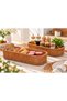 2 Decorative Wicker Organizer Baskets – Multi-Purpose Kitchen, Bathroom, and Desktop Organizer - 2