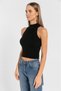 Miss Poem Sleeveless Slim Fit Knitwear - Black-Black - M/L - 7