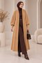 Women's oversized beard knitted long cardigan