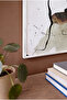 Black's Outward Facing Horizontal Glass Table - White Metal Framed Table for Home, Business, and School - 4