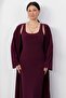 Cardigan Dress Double Set Dks1467 - 3