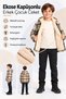 Boy's Hooded Plaid Lumberjack Shirt with Welsoft Lining and Zipper Pockets Jacket Ak1666 - 2