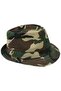 2 pack Camouflage Green Fedora Hat For Unisex 58 cm - 2