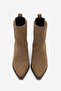 Women's Cowboy Western Boots Erbe Tobacco Brown Suede - 7