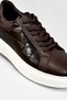 Men's Genuine Leather Casual Sneaker Inner and Outer Leather Lightweight Eva Sole Comfortable Shoes - 9