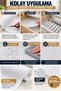 45X90 cm White Eva Non-Slip Shelf Cabinet Drawer Cover Waterproof Cuttable - 3