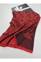 Palazzo Premium Jacquard Woven Hijab Shiny Textured Reversible Tulip Patterned Tassel Shawl Shoulder Shawl 70 × 190 cm - 2