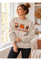 Halloween Themed (Tis the Season) Printed Women's Sweatshirt