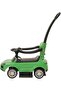 Cayenne Ride-On Car with Push Handle, Green - 2