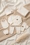 Cream Premium Ribbed 7 Piece Cotton Newborn Hospital Discharge and Baby Set - 6