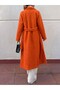 Women's Belted Oversize Coat - 2