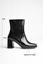 Zrt05Mk02 Premium Black 7.5 cm Thick Heeled Winter Women's Boots - 5
