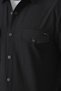 Comfort Fit Side Pocket Flexible Pinstripe Dark Black Shirt Jacket g 1608 - 6