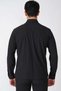 Comfort Fit Side Pocket Flexible Pinstripe Dark Black Shirt Jacket g 1608 - 7