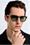 Sterna Men's Sunglasses – Classic Modern Design, Anti-Reflective Glass Uv400 Protection, 51 Ekartman Khaki Glass - 2