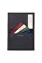 Bloomcard Verta Obsidian Black Genuine Leather Vertical Card Holder - 7