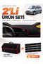 Opel Zafira (1999-2003) Compatible Glove Box Cover + Tay Tüy Luggage Bag + Sticker Set - Op017