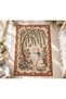 Eta Vintage Animal Figured Botanical Pattern Woven Base Decorative Carpet Eta4341 - 2