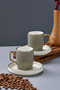 Noveris 2-person 90 ml porcelain coffee cup set ckr4610 - 3